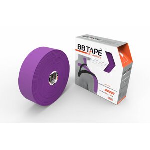 Kineziologický tejp BB Tape - 32 m x 5 cm Barva: fialová